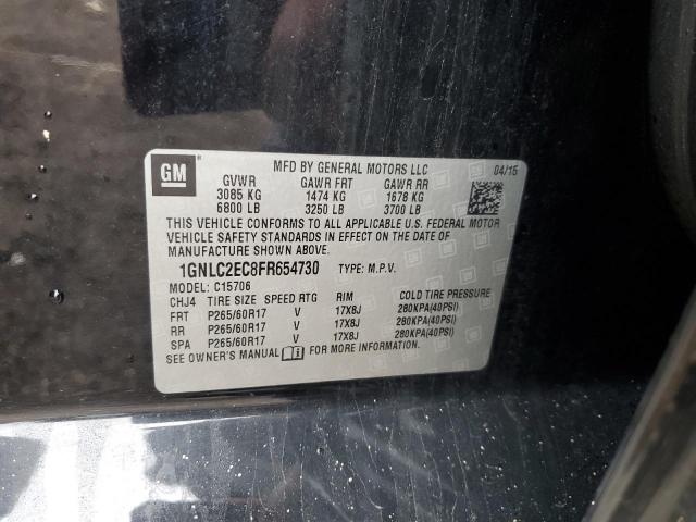 2015 CHEVROLET TAHOE POLI - 1GNLC2EC8FR654730
