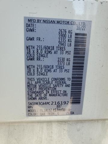 2023 NISSAN PATHFINDER - 5N1DR3CA4PC216192
