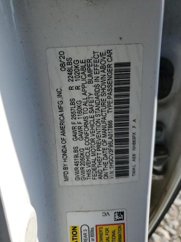 2020 HONDA ACCORD TOU - 1HGCV3F95LA017866