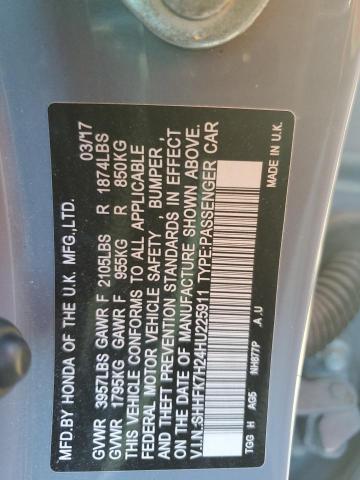 2017 HONDA CIVIC LX - SHHFK7H24HU225911