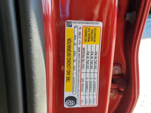 1GCUDEED8NZ503387 2022 CHEVROLET ALL Models