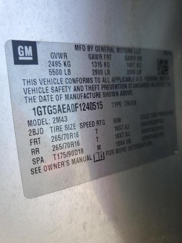 2015 GMC CANYON - 1GTG5AEA0F1240515