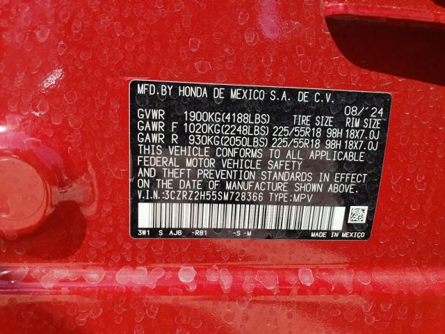 2025 HONDA HR-V SPORT - 3CZRZ2H55SM728366
