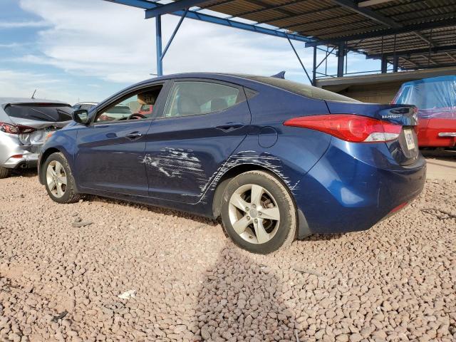 HYUNDAI ELANTRA GL 2013 blue sedan 4d gas KMHDH4AE3DU685987 photo #3