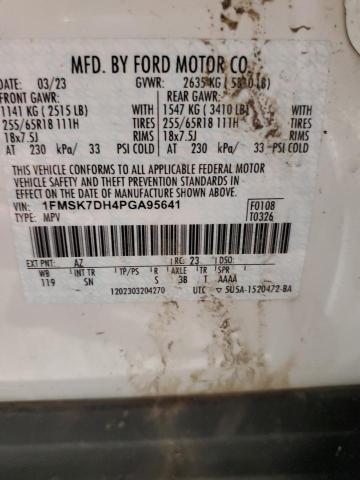 2023 FORD EXPLORER X - 1FMSK7DH4PGA95641