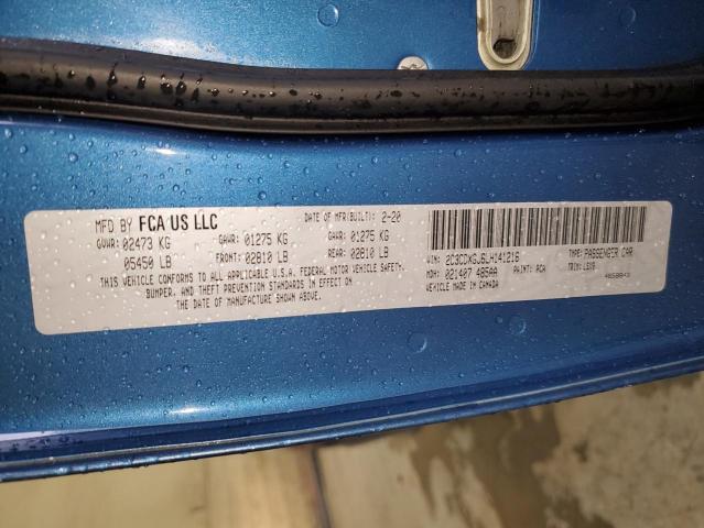 2020 DODGE CHARGER SC - 2C3CDXGJ6LH141216