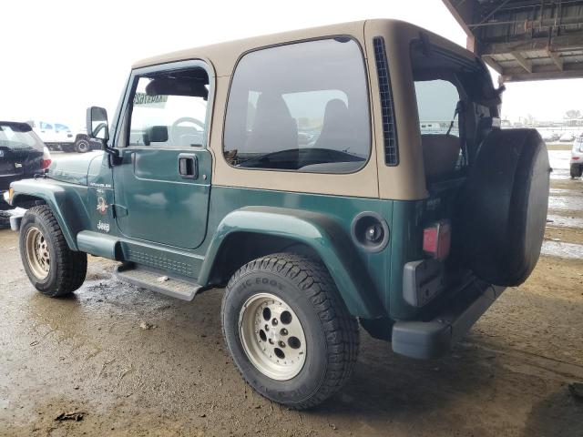 JEEP WRANGLER / 1999 green  gas 1J4FY49S0XP435949 photo #3