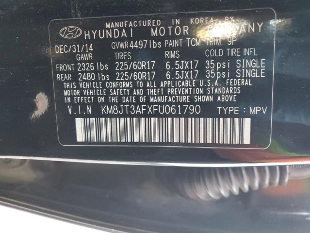 2015 HYUNDAI TUCSON GLS - KM8JT3AFXFU061790