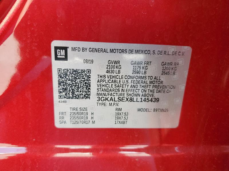 2020 GMC TERRAIN DE - 3GKALSEX8LL145439