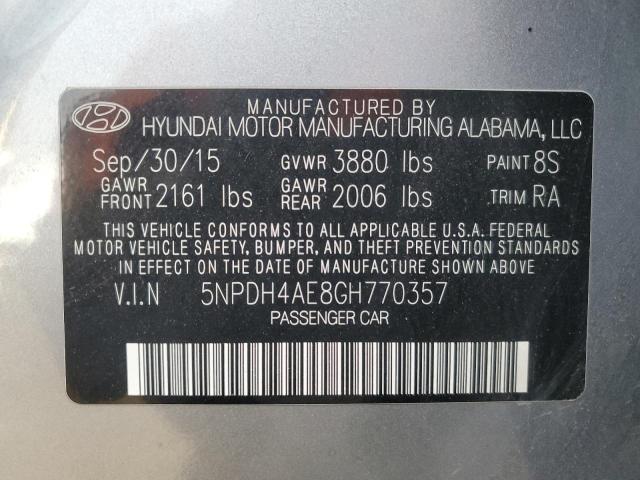 2016 HYUNDAI ELANTRA SE - 5NPDH4AE8GH770357