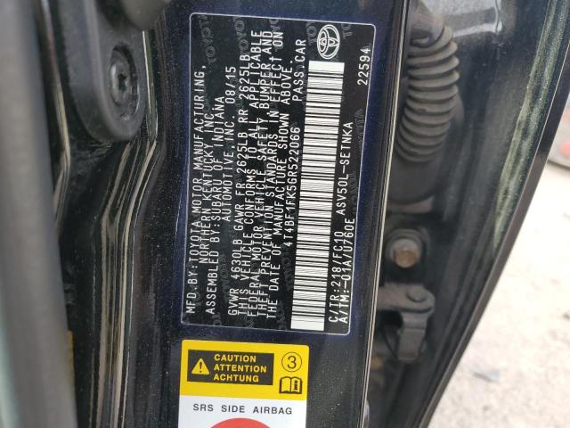 2016 TOYOTA CAMRY LE - 4T4BF1FK5GR522066