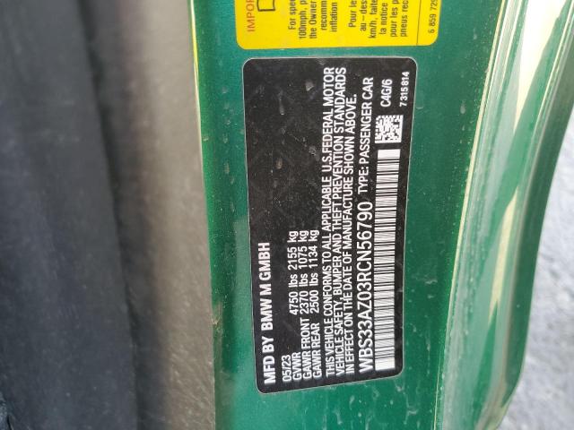 2024 BMW M4 COMPETI WBS33AZ03RCN56790
