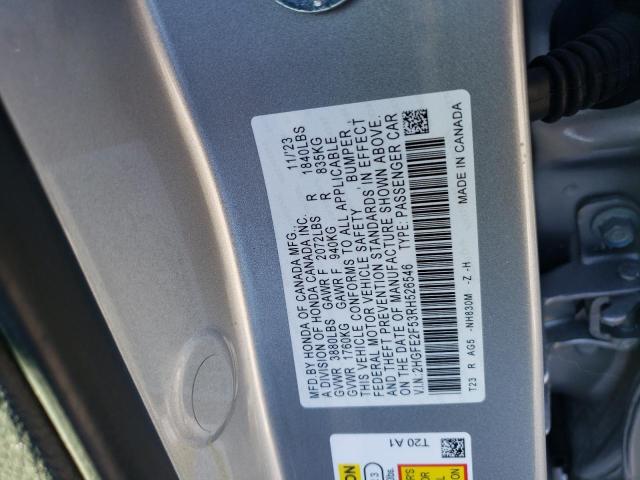 2024 HONDA CIVIC SPOR - 2HGFE2F53RH526546