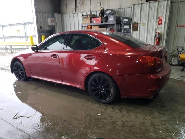 LEXUS IS 250 2008 maroon  gas JTHCK262185018726 photo #3