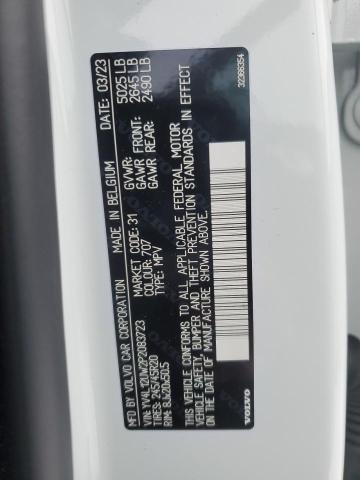 2023 VOLVO XC40 PLUS YV4L12UW2P2083723