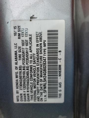 2016 HONDA ODYSSEY LX 5FNRL5H24GB028347