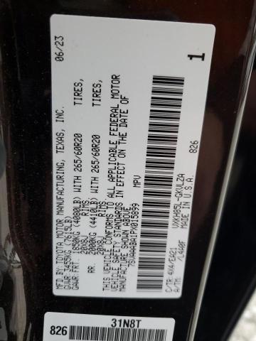 2023 TOYOTA SEQUOIA SR 7SVAAABA1PX015899