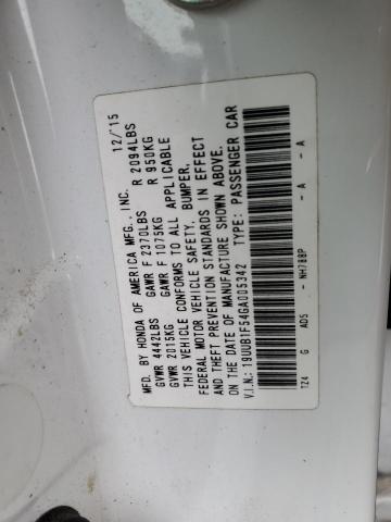 2016 ACURA TLX TECH - 19UUB1F54GA005342