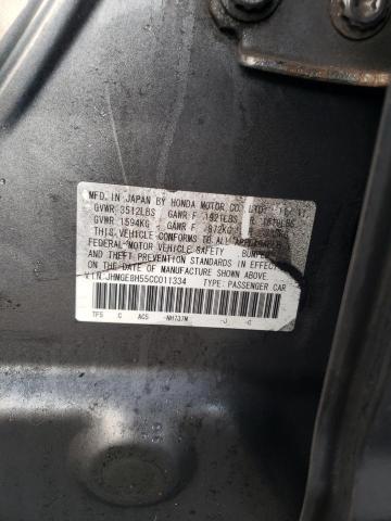 2012 HONDA FIT SPORT - JHMGE8H55CC011334