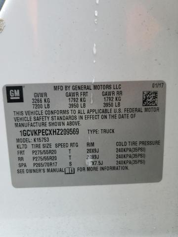 2017 CHEVROLET SILVERADO - 1GCVKPECXHZ209569