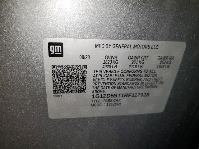 2024 CHEVROLET MALIBU LT - 1G1ZD5ST1RF117928