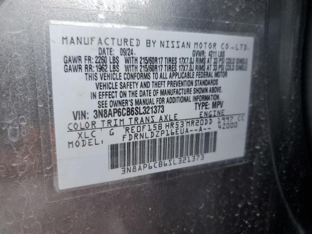 2025 NISSAN KICKS SV - 3N8AP6CB6SL321373