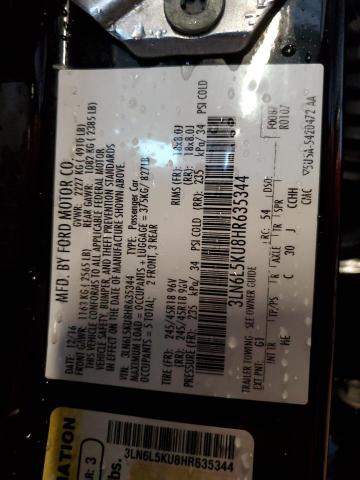 2017 LINCOLN MKZ HYBRID 3LN6L5KU8HR635344