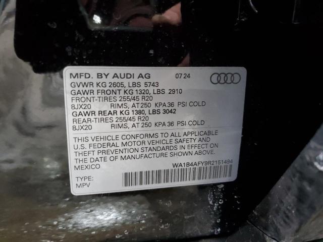 2024 AUDI SQ5 PREMIU - WA1B4AFY9R2151494