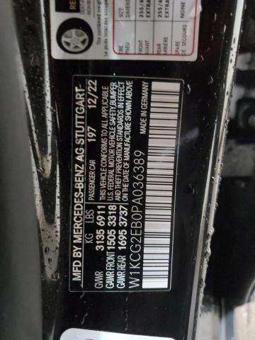 2023 MERCEDES-BENZ EQS SEDAN - W1KCG2EB0PA036389