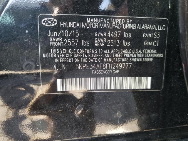 2015 HYUNDAI SONATA SPO - 5NPE34AF8FH249777