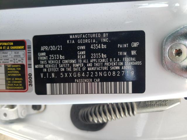 2022 KIA K5 GT LINE - 5XXG64J23NG082719
