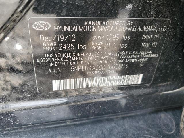 2013 HYUNDAI SONATA GLS - 5NPEB4AC8DH665883