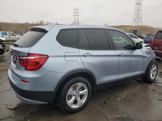 BMW X3 XDRIVE2 2012 blue  gas 5UXWX5C5XCL726315 photo #4