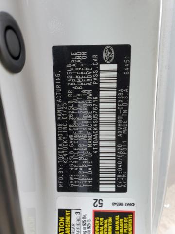 2025 TOYOTA CAMRY XSE - 4T1DAACK4SU576716
