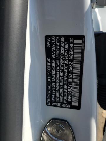2020 PORSCHE TAYCAN 4S - WP0AB2Y18LSA53662