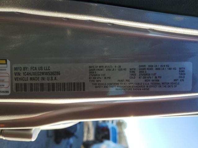 2021 JEEP WRANGLER U - 1C4HJXEG2MW536286