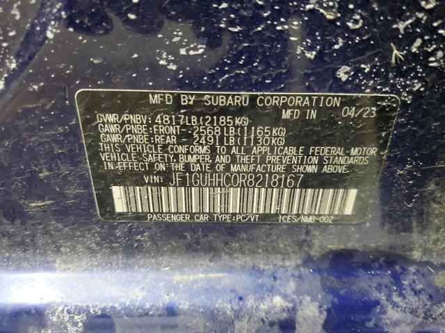 2024 SUBARU IMPREZA RS JF1GUHHC0R8218167