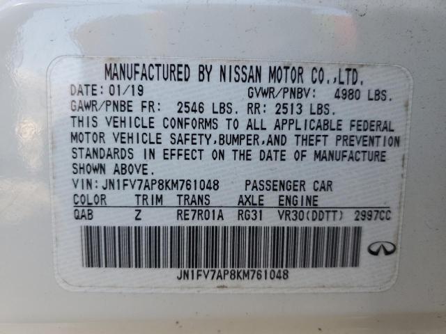 2019 INFINITI Q50 RED SP - JN1FV7AP8KM761048
