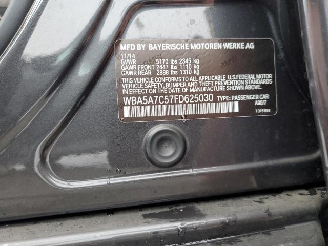 2015 BMW 528 XI WBA5A7C57FD625030