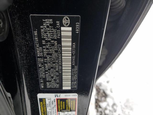 2010 TOYOTA CAMRY BASE - 4T1BF3EK6AU013473