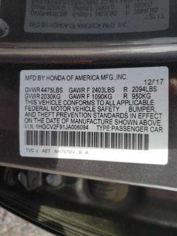 2018 HONDA ACCORD TOU - 1HGCV2F91JA006094