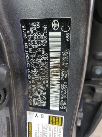 2018 TOYOTA PRIUS - JTDKBRFU8J3601206
