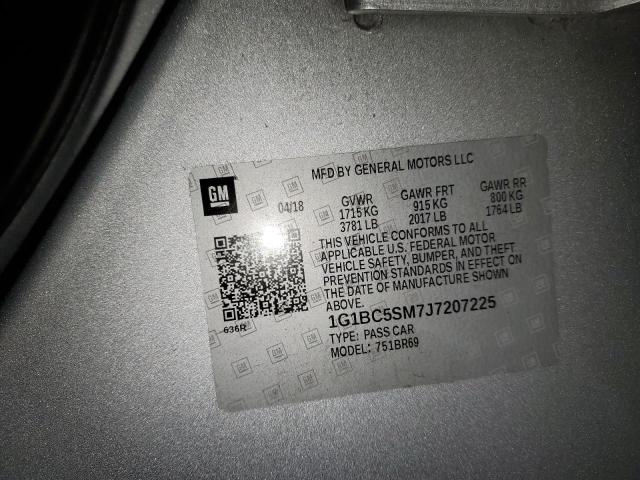 2018 CHEVROLET CRUZE LS 1G1BC5SM7J7207225