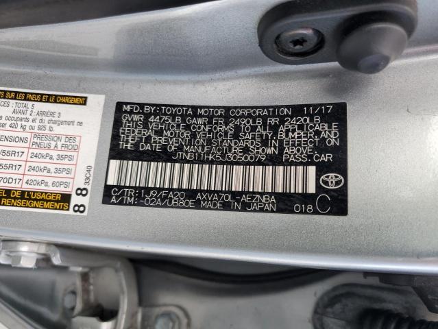 2018 TOYOTA CAMRY L JTNB11HK5J3050079