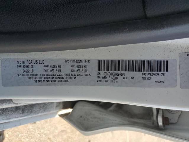 2016 CHRYSLER 200 LIMITE - 1C3CCCAB9GN124100