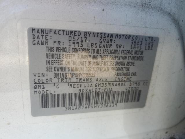 2017 NISSAN SENTRA S - 3N1AB7AP4HY338539