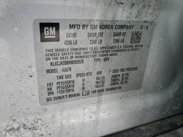 2017 BUICK ENCORE PRE - KL4CJASB6HB000528
