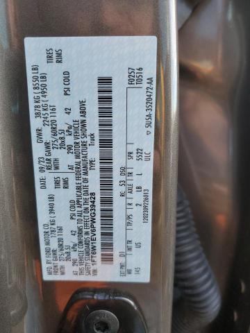 2023 FORD F-150 - 1FT6W1EV6PWG39428