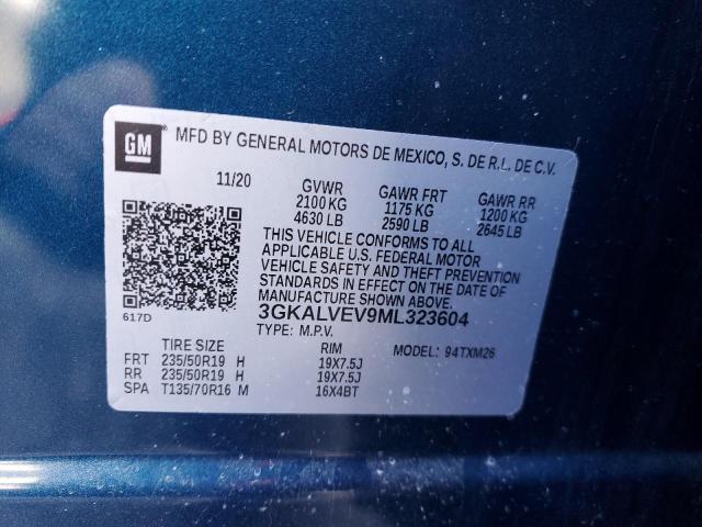 2021 GMC TERRAIN SL - 3GKALVEV9ML323604