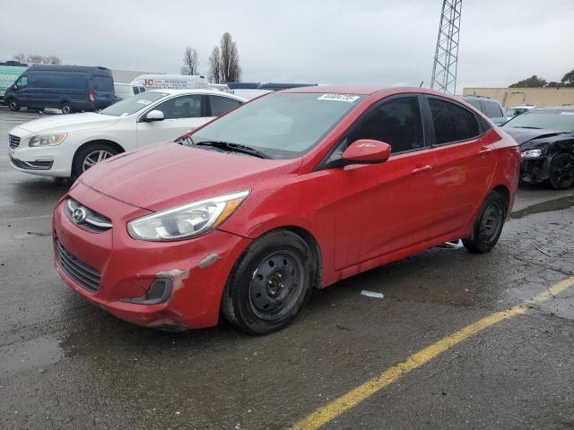 HYUNDAI ACCENT GLS 2015 red  gas KMHCT4AE5FU797011 photo #1